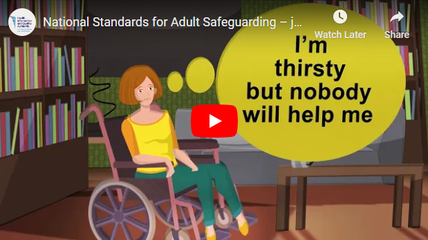 Adult safeguarding video thumbnail, click to play on youtube